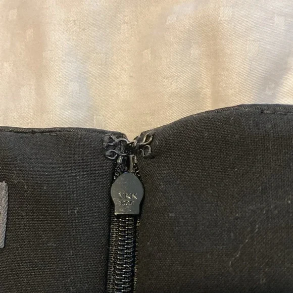 Banana Republic LBD With Piping and Cap Sleeve Black 6 - Picture 8 of 10